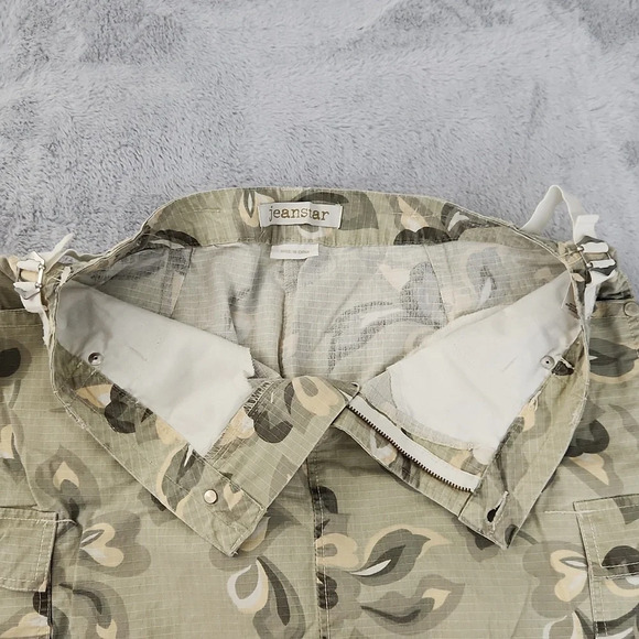 Jeanstar Green heart print size 10 mini skirt - Picture 4 of 10